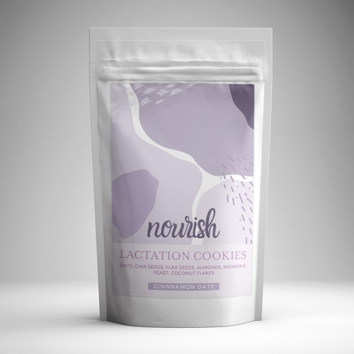 Design feminine, elegant, clean labels for Lactation Products Design by interaksi