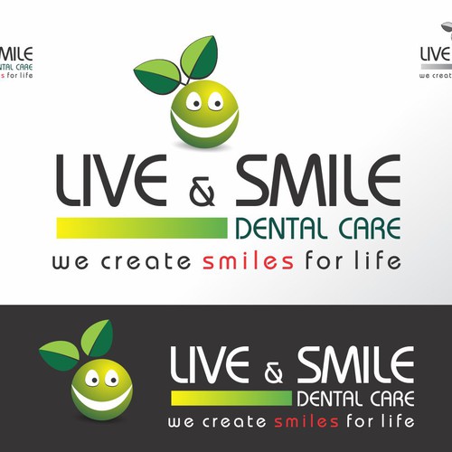 H_K_BさんのHelp Live & Smile Dental Care with a new logoデザイン