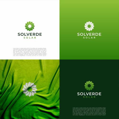 Clean logo for solar company Design by m.alvn™