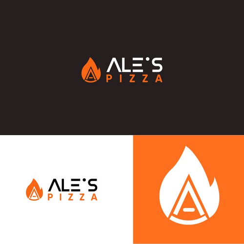 Diseño de Rebrend Ale's pizza (Pizzeria da asporto) de S H A Y