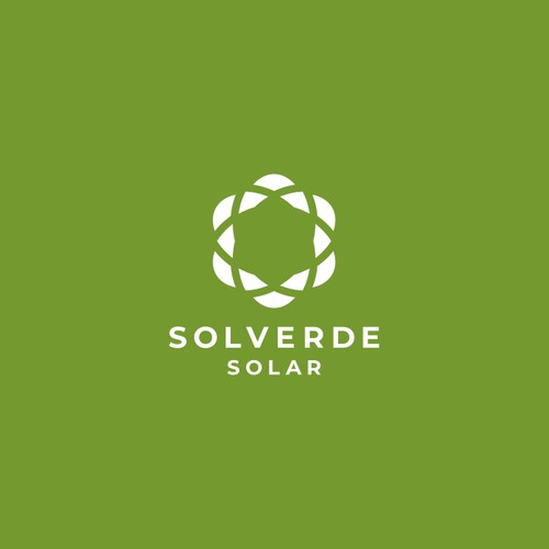 Clean logo for solar company Design by olehhebel