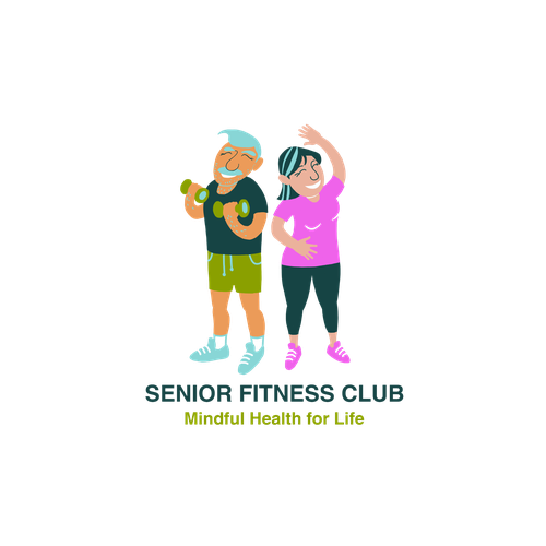 I need a fun/cool logo for my new senior fitness website that promotes ...