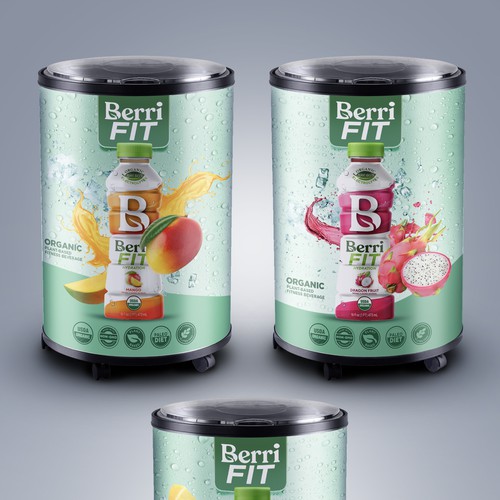 Branded Beverage Cooler Design by sougatacreative