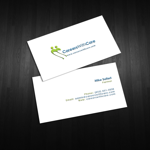 Hire Me business cards Design by An'