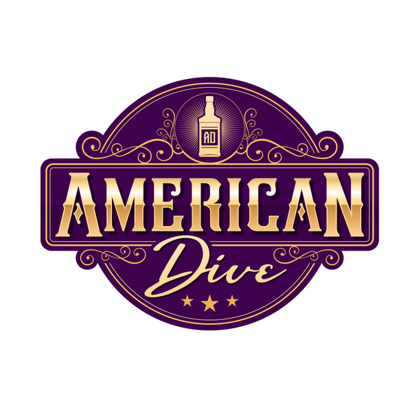 Design by InTuos Pro titled "American Dive - Visiting best bars in America"