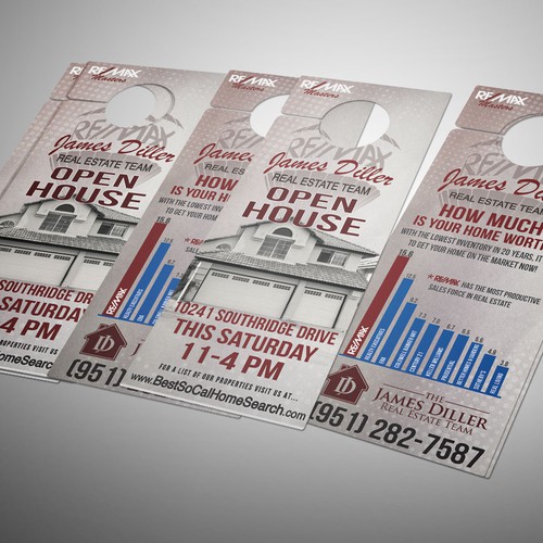 Create an amazing door hanger flyer for a top producing agent Postcard, flyer or print contest