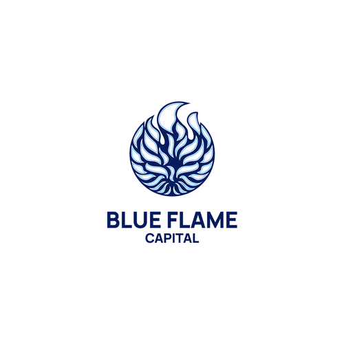 We need a Blue Flame Logo worthy of classic car hood status...but not...really. Design by R. Kay