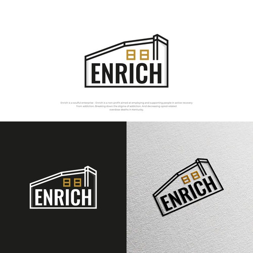 Enrich Rebrand Design von MotionPixelll™