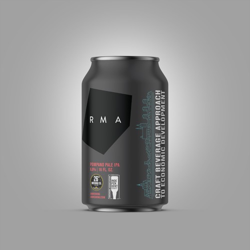 Design a branded beer can label to be given to city officials at conferences Ontwerp door Jack Milan