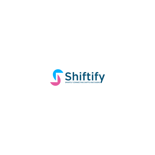 Minimalist and modern logo design for modern work shift management application Design by M E L L A ☘