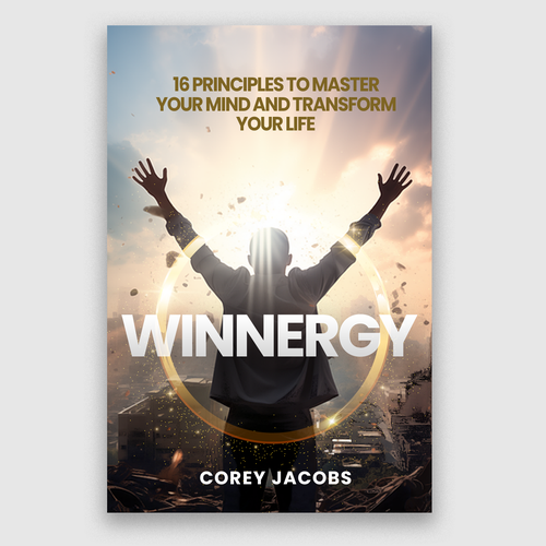 Design a sleek book cover for a man who wants to transform your mind and life! Design by atensebling