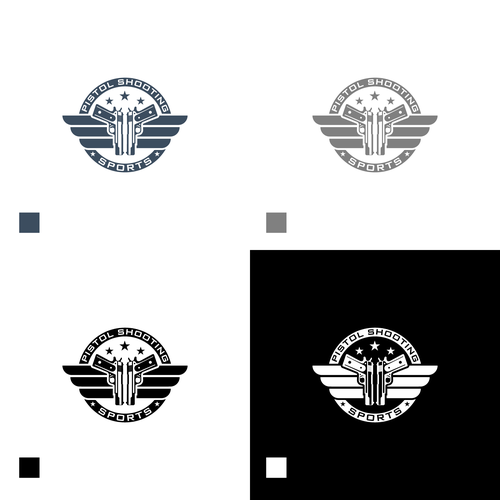 Logo - Pistol Shooting Sports Design by uno 8