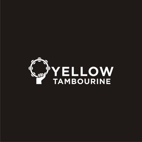 Modern Yellow Tambourine logo for People Operations Consulting to appeal to young startup founders Design by mekanin