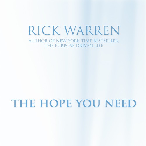 Design Rick Warren's New Book Cover Design by DesiBen