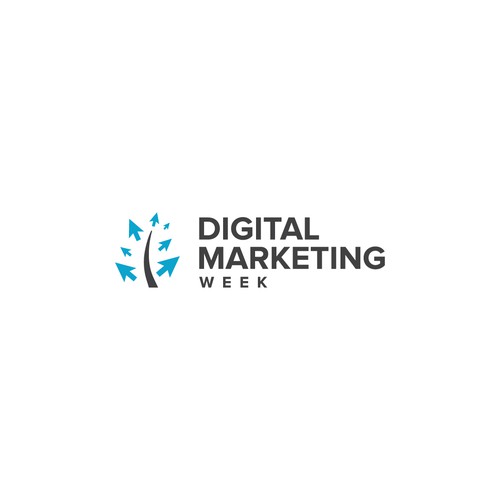 Logo for a digital marketing conference Design by Taisiia Design