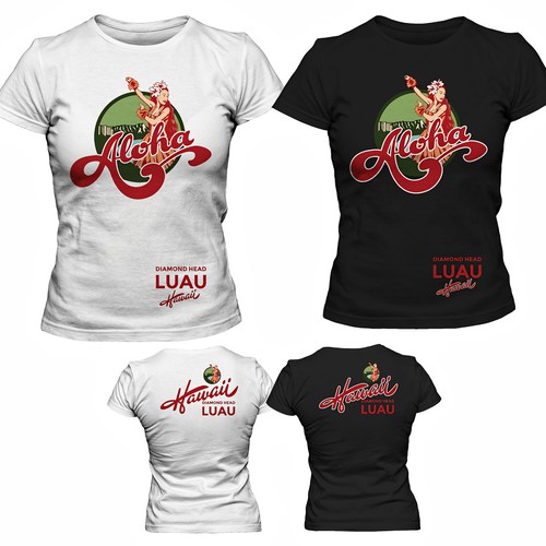 Create A Shirt Souvenir For The Hottest Luau In Hawaii Design réalisé par NVBoza