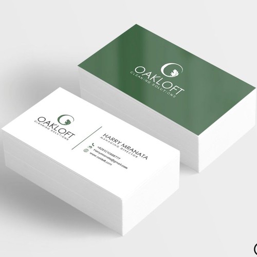 commercial cleaning service business cards