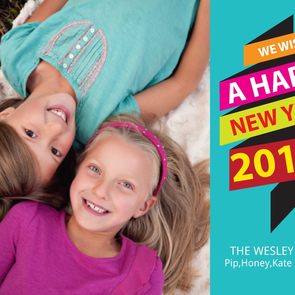 Picaboo 5" x 7" Flat New Year's Cards (will award up to 25 designs!)