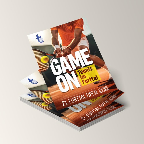 Aces & Action: Cool Flyer for a Tennis Tournament Design by Jordon