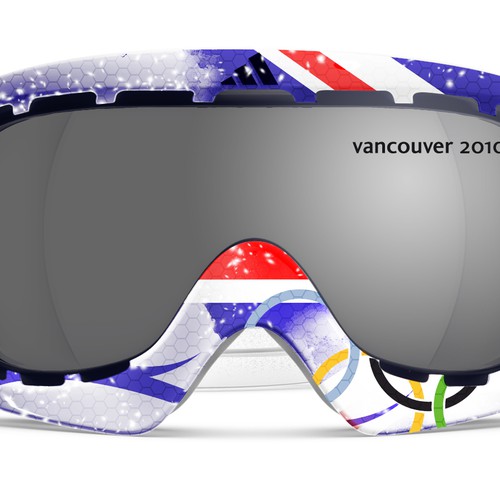 Design adidas goggles for Winter Olympics Design by ozonostudio