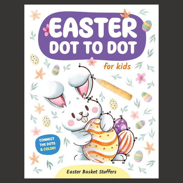 Design by Natalia N titled "Easter Dot To Dot Book Cover"