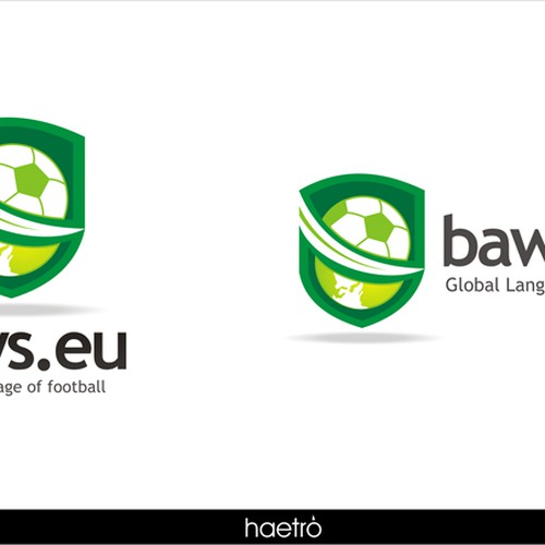 Global football (soccer) logo - baws.eu Design by jbr™