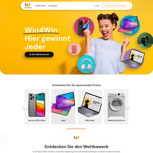 Web page design contest entry by AMPLE (Jasmin_A)