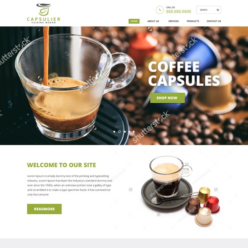 Web page design contest entry by pb⚡️