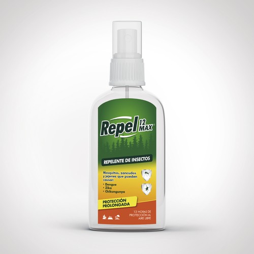 Repel 12 Max Etiqueta Design by Anrally