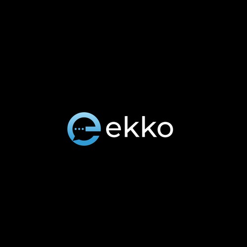 SIMPLE LOGO - ekko Letters then dm after Design by ElVano.id✔