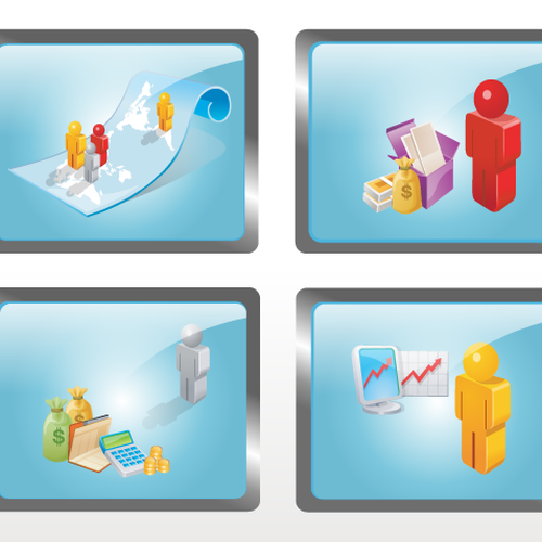 ERP Icons Ontwerp door ryzone