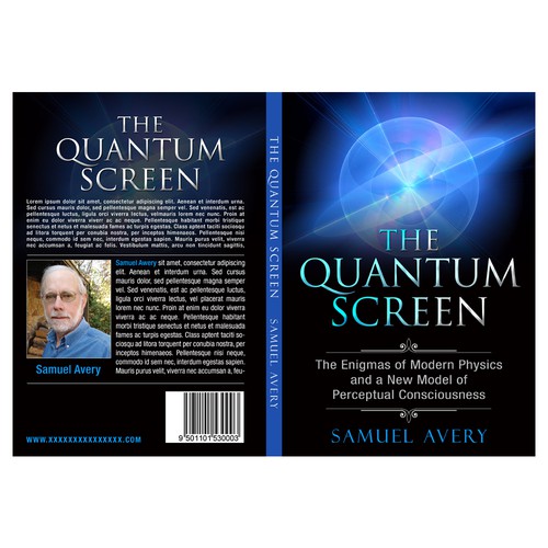 Book Cover: Quantum Physics & Consciousenss デザイン by devstudio