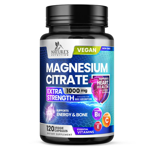 Premium Magnesium Citrate Design needed for Nature's Nutrition Design by Davi Giolo ★