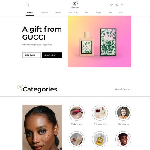 MAAAMAAA Web design contest Design by Marina0903