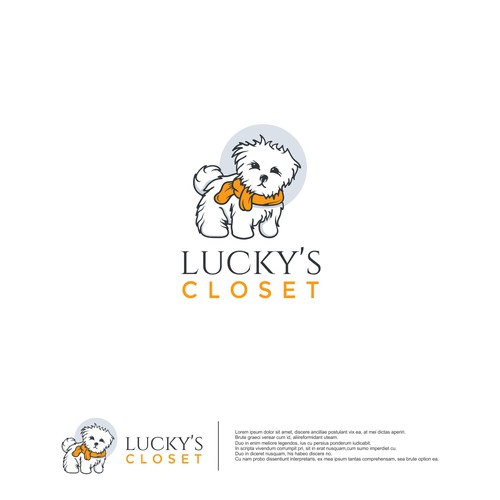 Design a trendy logo attracting both dog and fashion lovers. Design by R O B