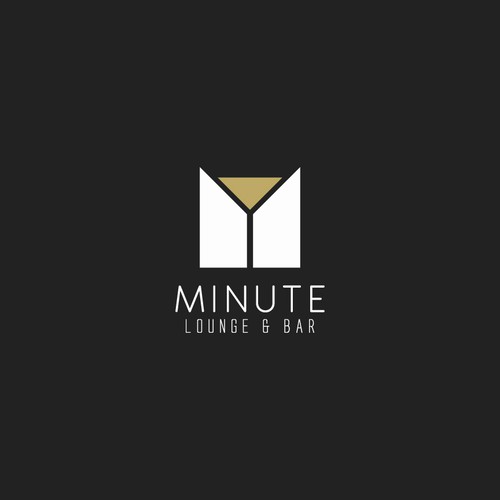 Logo design for upscale bar Design by GagievDesign