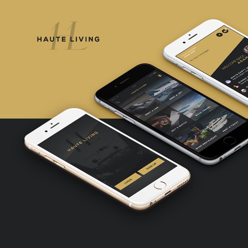 Luxury Mobile App Design by harmony.bunnie
