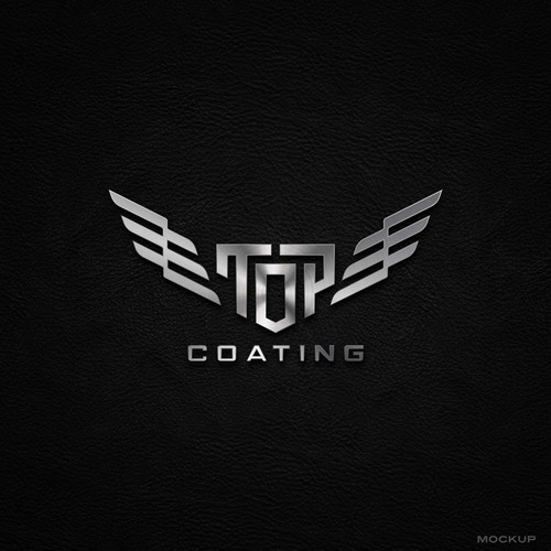 Logo for TOP Coatings Design by Normans