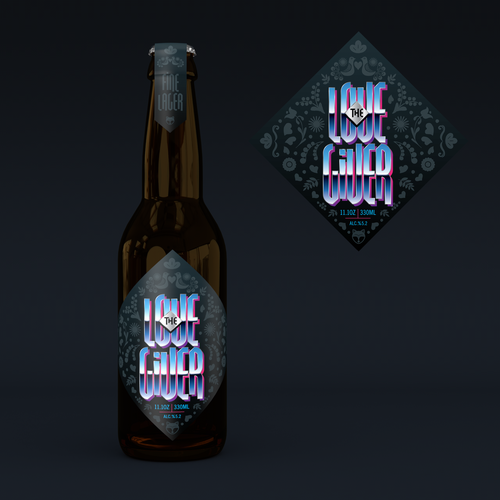 Beer **bottle** label Design by Han van Oss