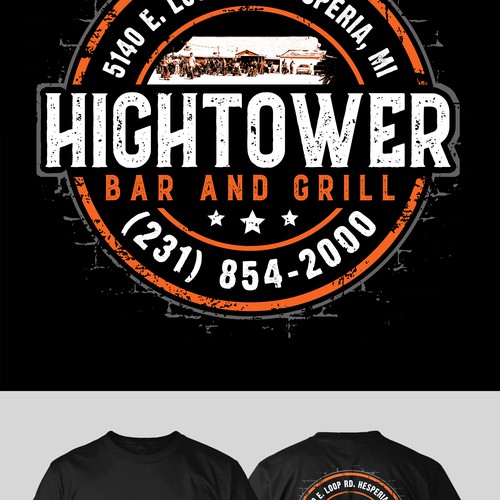 Best F*uc!ng T-shirt Design for Hightower Bar & Grill Ever ! Design by erwinubaldo87