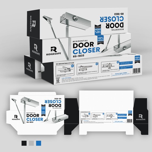 Design a Modern Packaging Design for Hardware Company (Door Closer) Design by Rajith Shantha