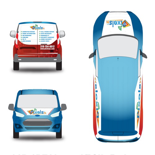 Awsome Van Wrap for Pixels PC!! Design by Tanny Dew ❤︎