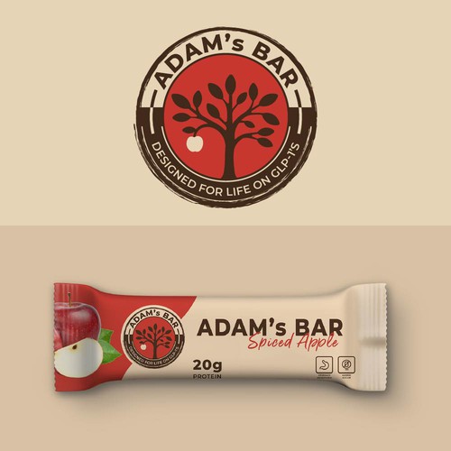 Adams Bar - Nutrition Bar for GLP1 patients Design by line2code