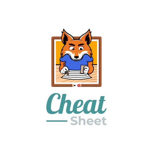 Unique descriptive combo mascot Logo that embodies the action of cheating on a test & shortcuts Design von DevDevit   ★ ★ ★ ★ ★