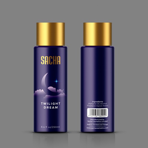 Sacha Body Mist Design by Shark1@