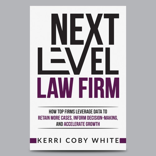 Design a clean and professional book cover targeted to Law Firms Design by HAREYRA