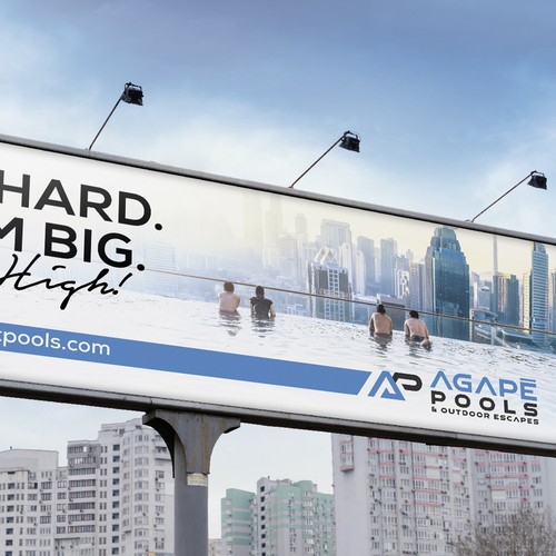 POOL AND OUTDOOR LIVING BILLBOARD DESIGN Design by _Blue_