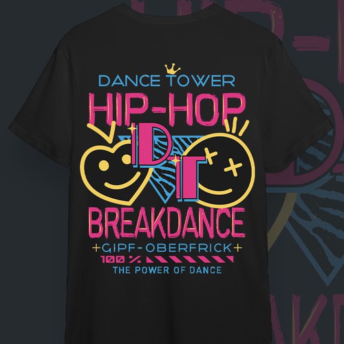 T-shirt Design - Dance Tower Design by mañana_art