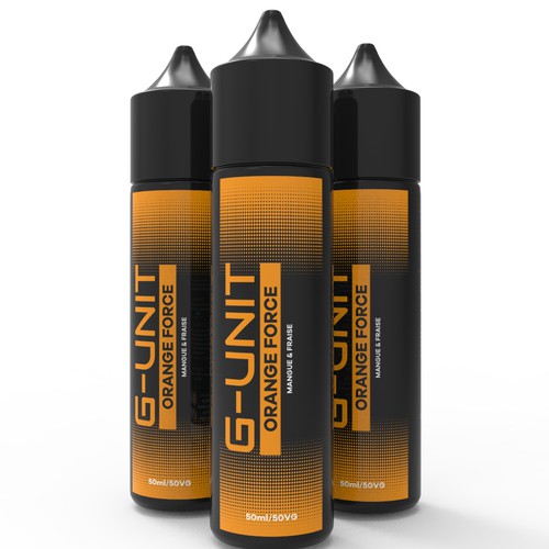 G-UNIT Eliquid need his new label Design by Studio C7