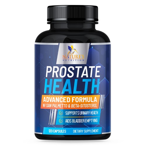 Nature's Nutrition needs a Men's Prostate Health product label Design by Walid Designs Studio